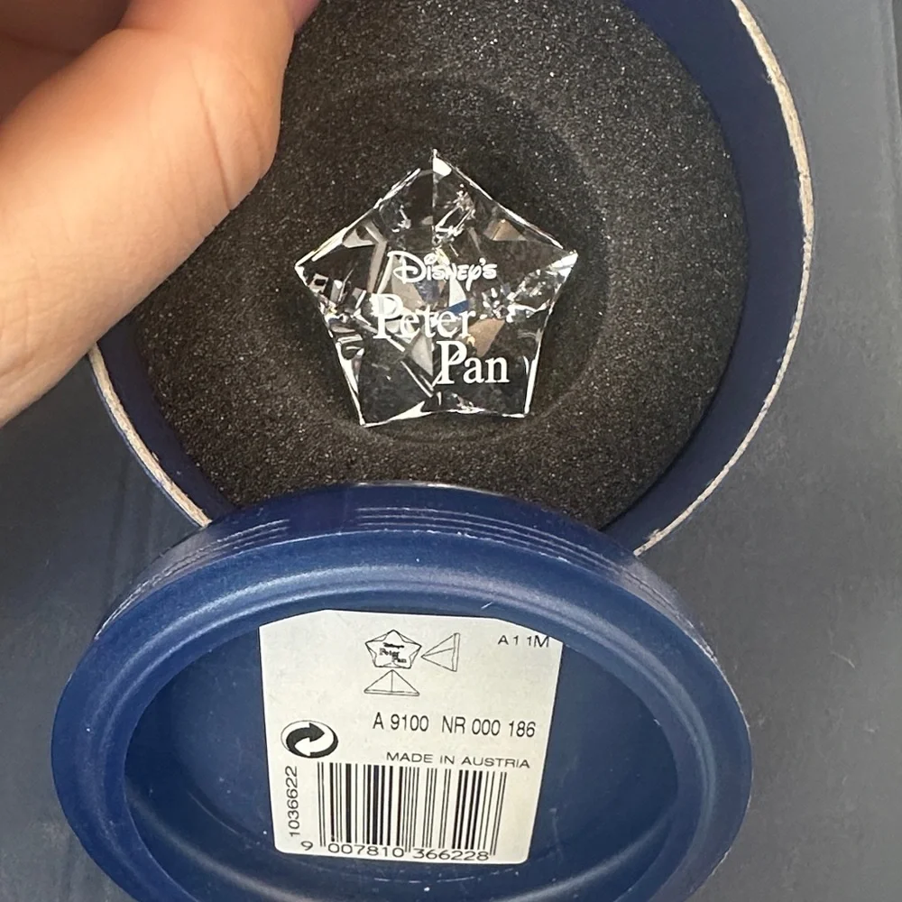 Swarovski Disney Peter Pan Clear Crystal Star - Picture 1 of 7